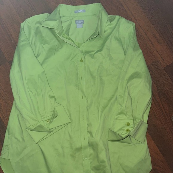 Chico’s women’s button up blouse size 12 - Picture 4 of 4